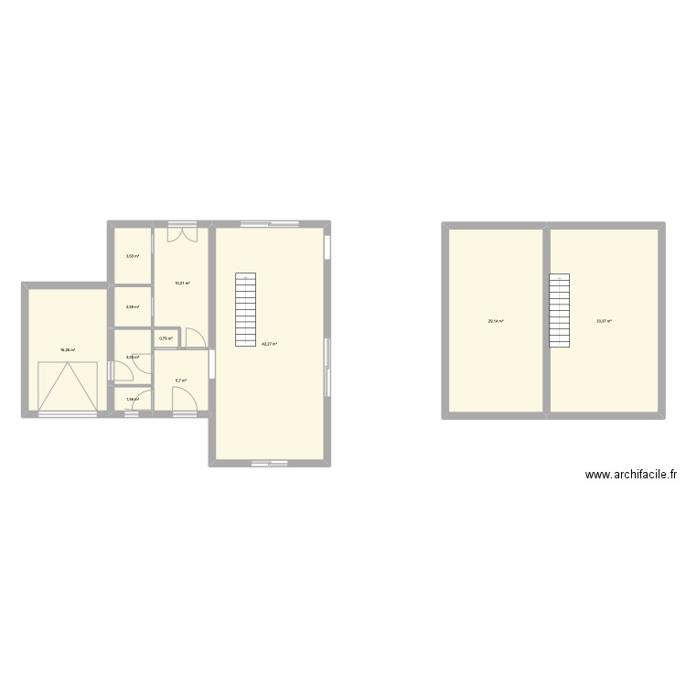 Plan Maison. Plan de 11 pièces et 149 m2