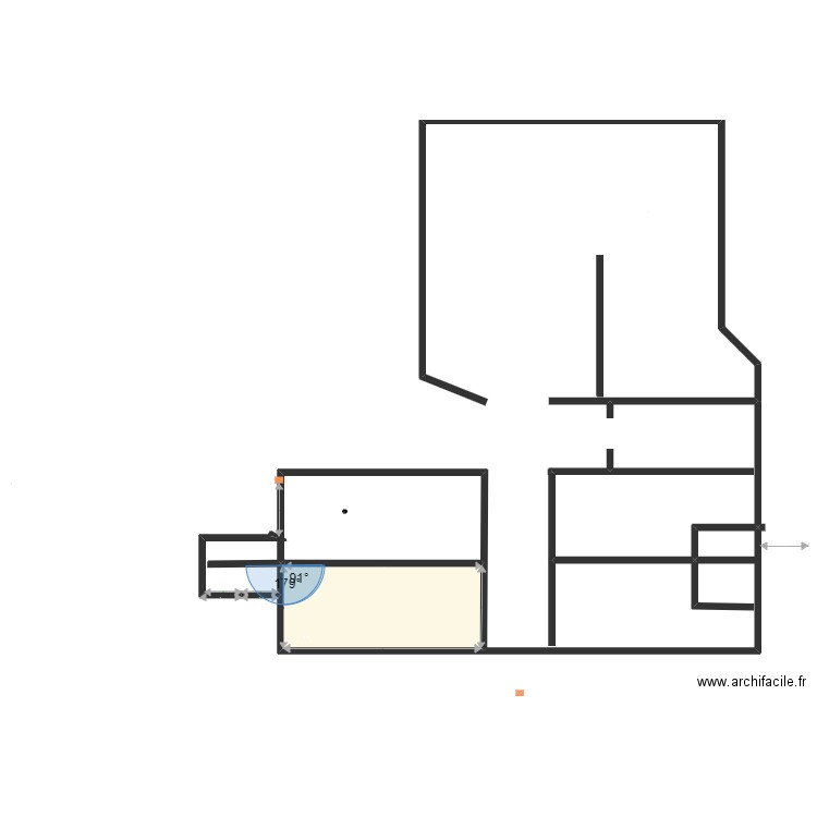 MAM. Plan de 3 pièces et -2244 m2