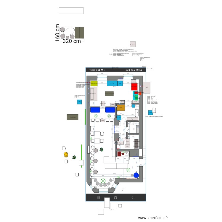 Vitrine 90. Plan de 0 pièce et 0 m2