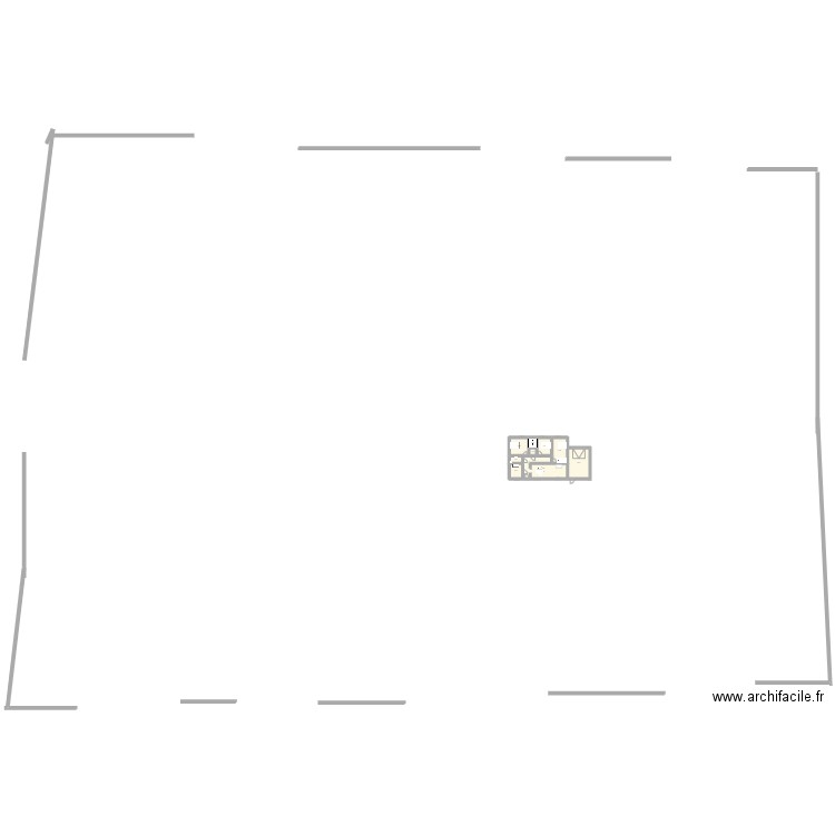 BaezaLandes 1. Plan de 9 pièces et 106 m2