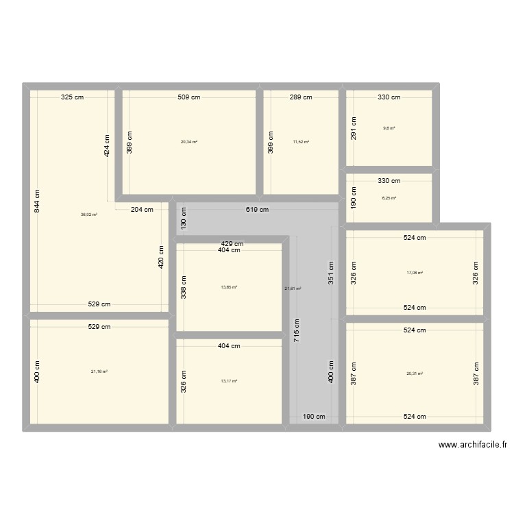 AMBOHIPANJA2025. Plan de 11 pièces et 191 m2