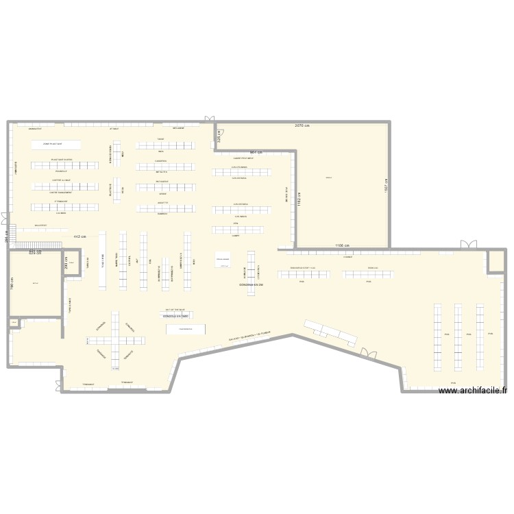 FEURS 4. Plan de 5 pièces et 1527 m2