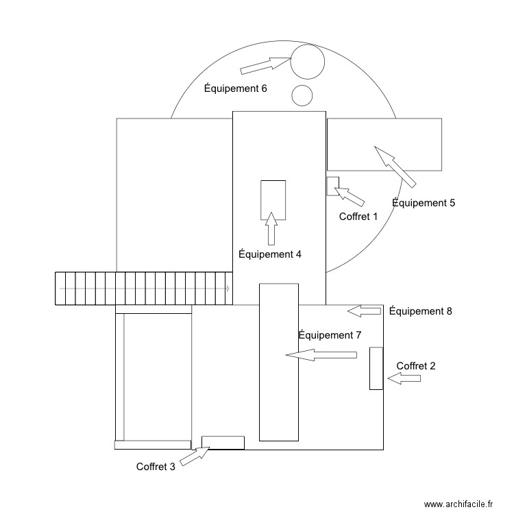 .Zone 1 R+1. Plan de 0 pièce et 0 m2