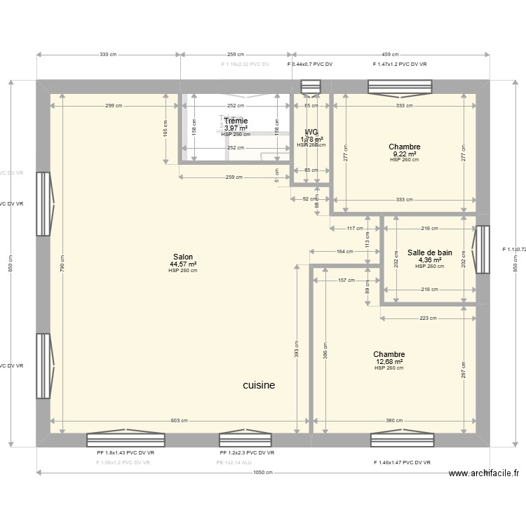  ML25002178  PIRES PEREIRA. Plan de 14 pièces et 152 m2