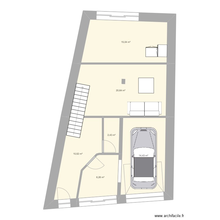 ARI N4. Plan de 12 pièces et 138 m2