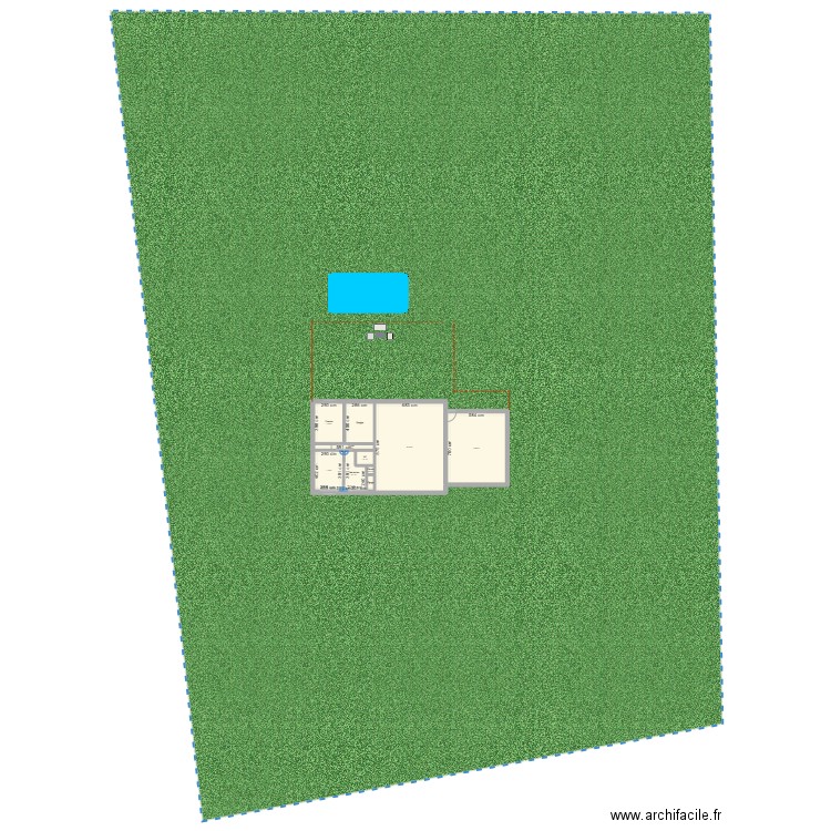 maison. Plan de 10 pièces et 149 m2