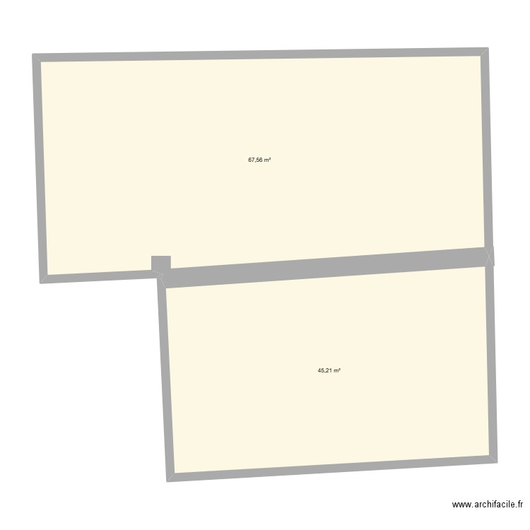 19122024. Plan de 2 pièces et 113 m2