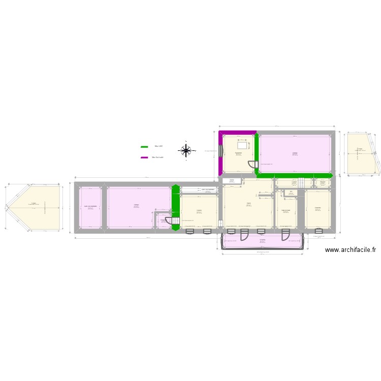 ML24014608. Plan de 20 pièces et 360 m2