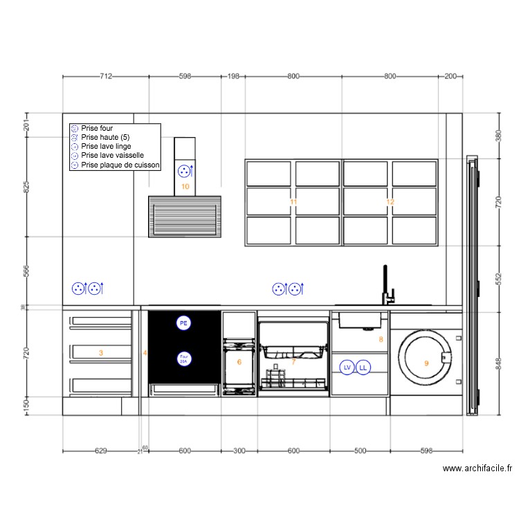 Plan de cuisine elec MAURY. Plan de 0 pièce et 0 m2