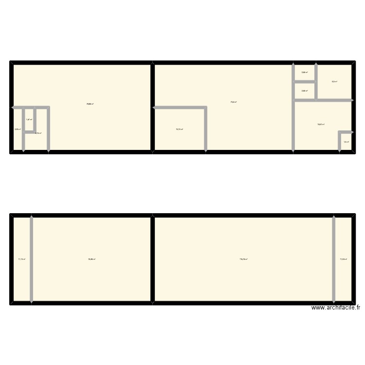 Plan_Gen. Plan de 15 pièces et 428 m2