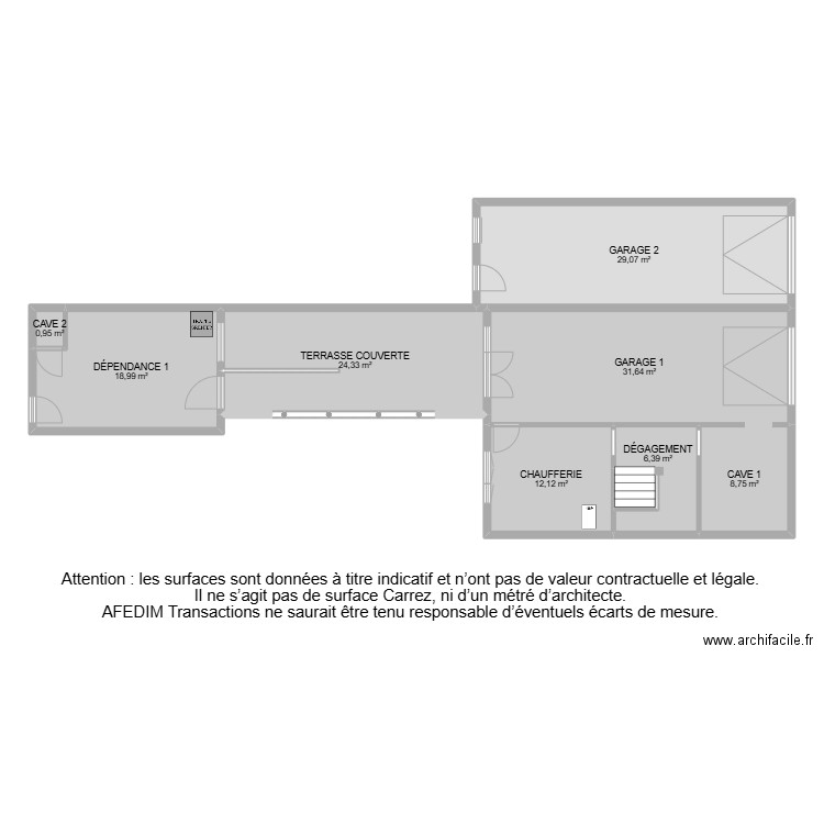 BI 24976-. Plan de 34 pièces et 279 m2