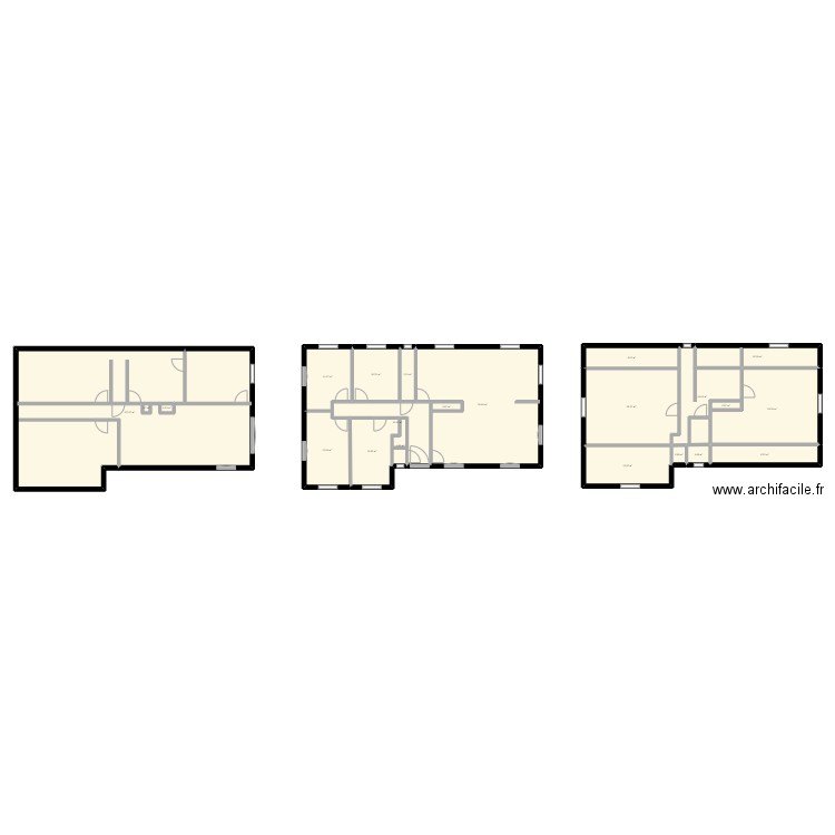 maison RDC. Plan de 22 pièces et 352 m2