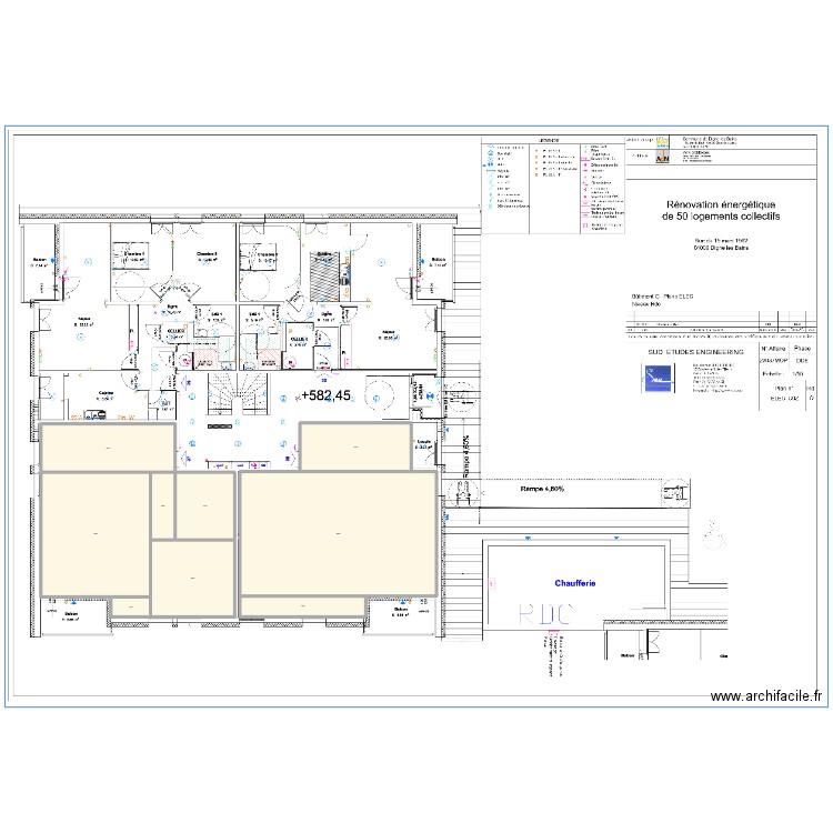 RDC Batiment C Dignes les bains. Plan de 9 pièces et 2667 m2