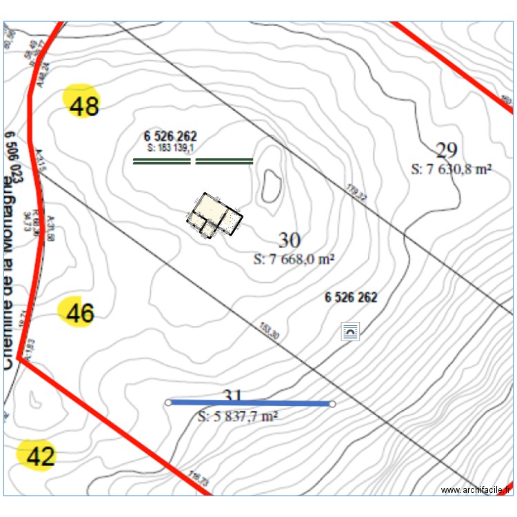 Maison Outaouais - fond image. Plan de 5 pièces et 91 m2