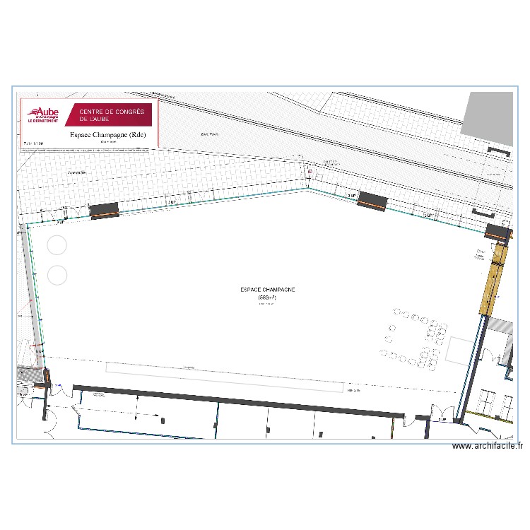 espace champagne pitchs. Plan de 0 pièce et 0 m2