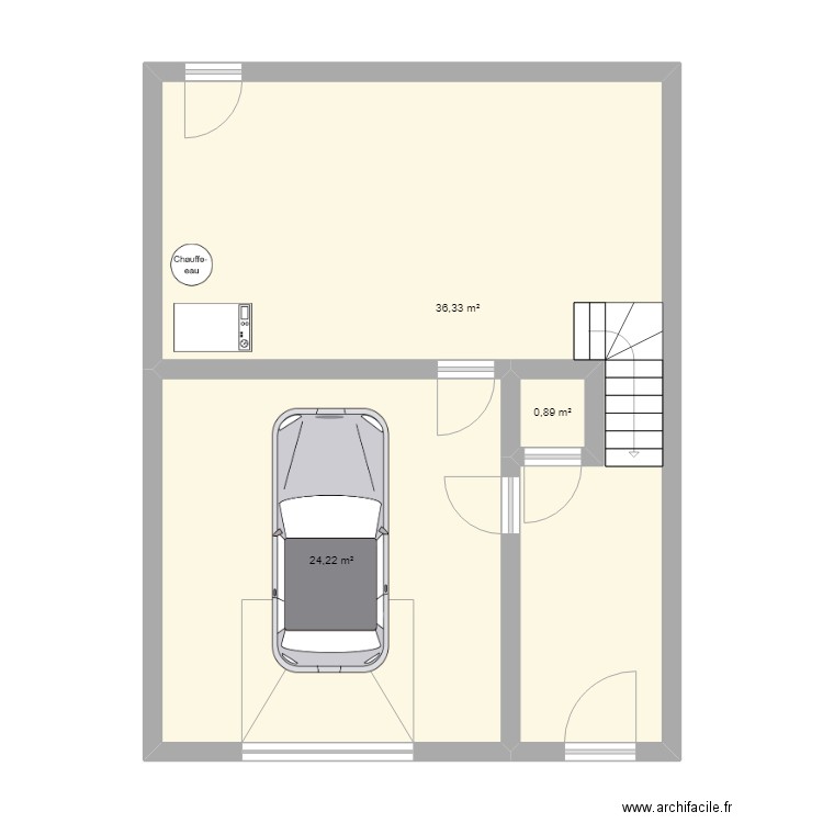 Fleurus. Plan de 11 pièces et 123 m2