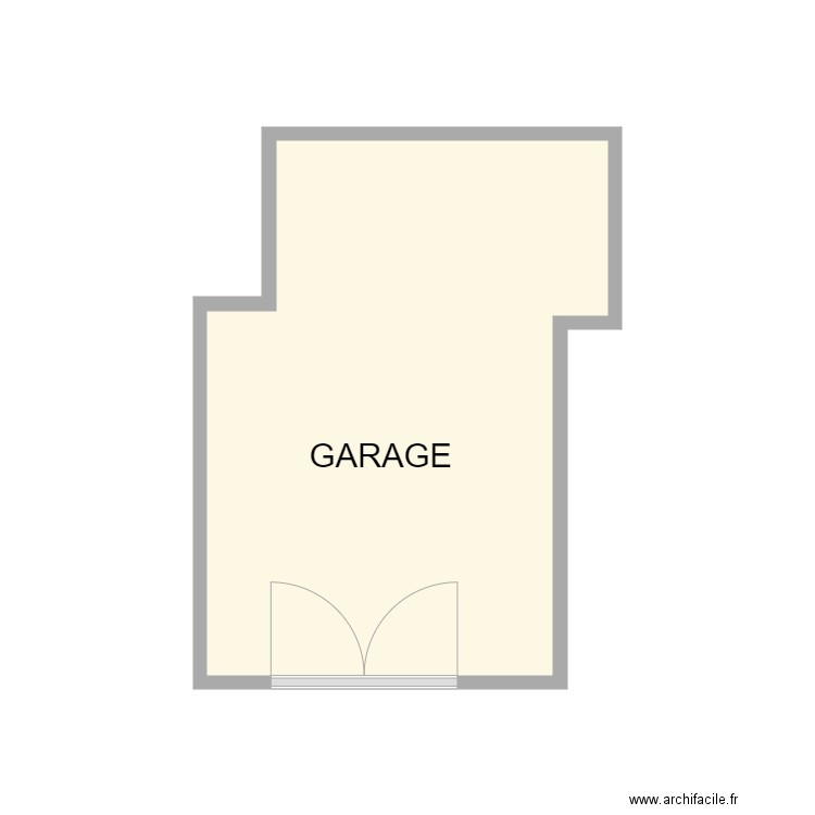 GARAGE VAUVERT. Plan de 1 pièce et 10 m2