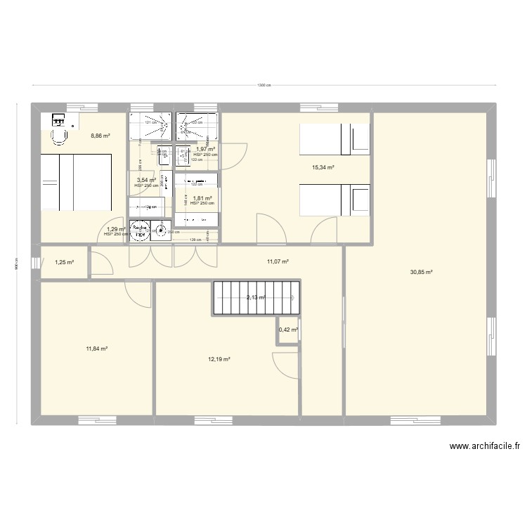 perols lory 2. Plan de 13 pièces et 103 m2