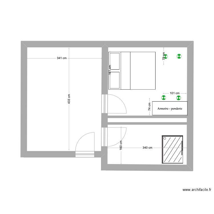 dependance. Plan de 0 pièce et 0 m2