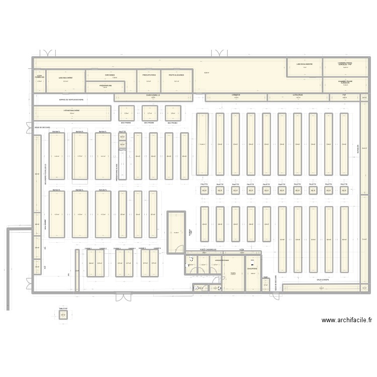 CALAIS_2. Plan de 91 pièces et 648 m2