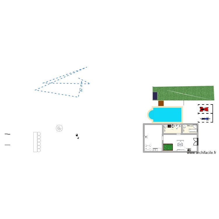 2024 10 20 Maison luxe. Plan de 2 pièces et 13 m2