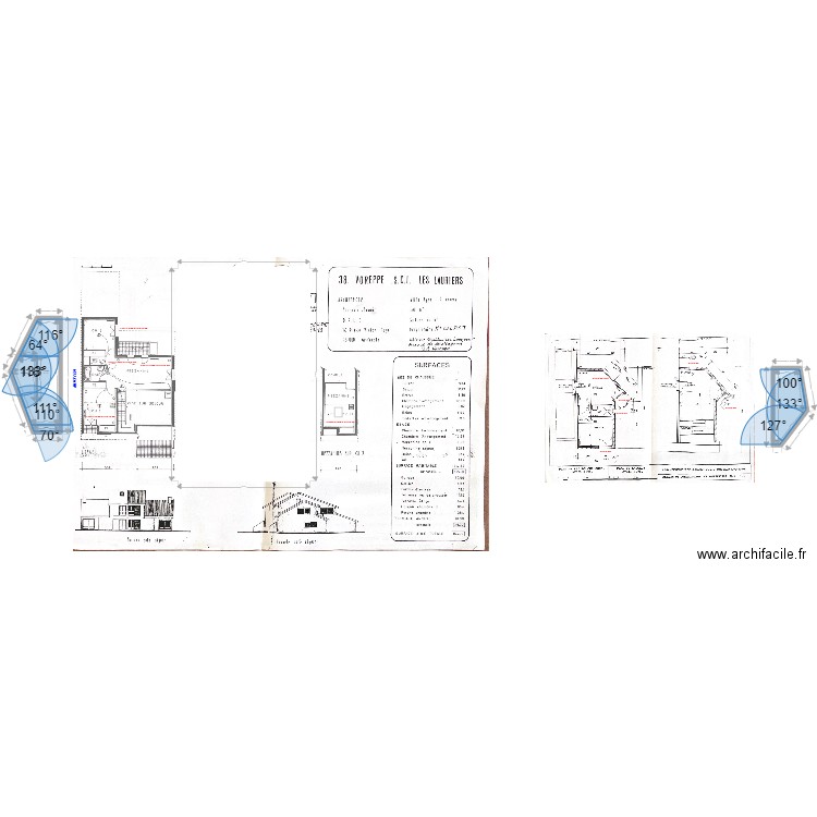 ML24012668 . Plan de 6 pièces et 652 m2