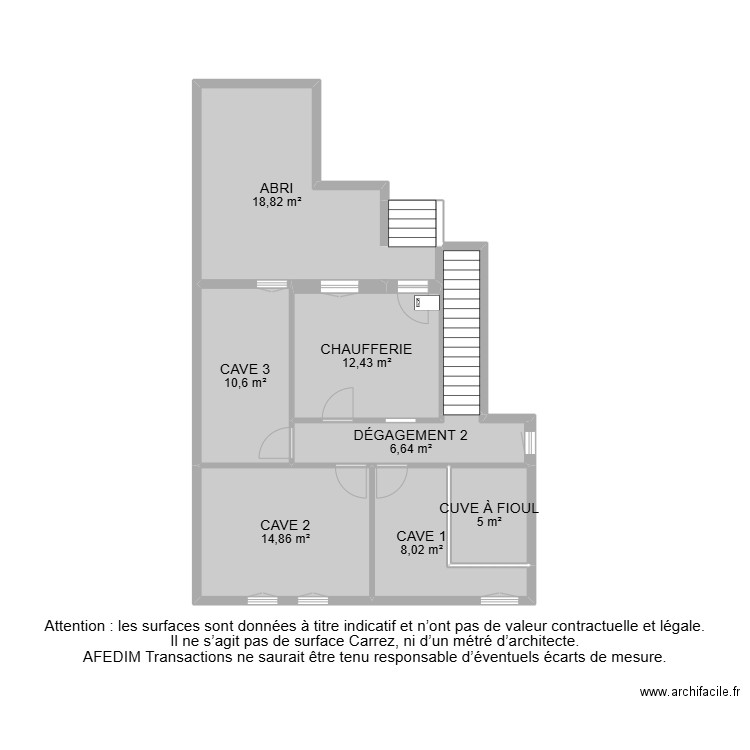 BI 26003-. Plan de 51 pièces et 369 m2