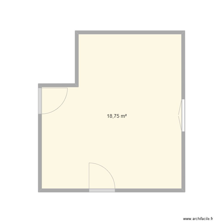 Cuisine - MAISON PARENTS. Plan de 1 pièce et 19 m2