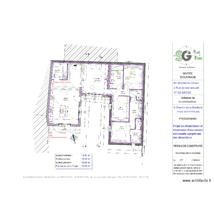 Bruneau Olivier Clim. Plan de 0 pièce et 0 m2