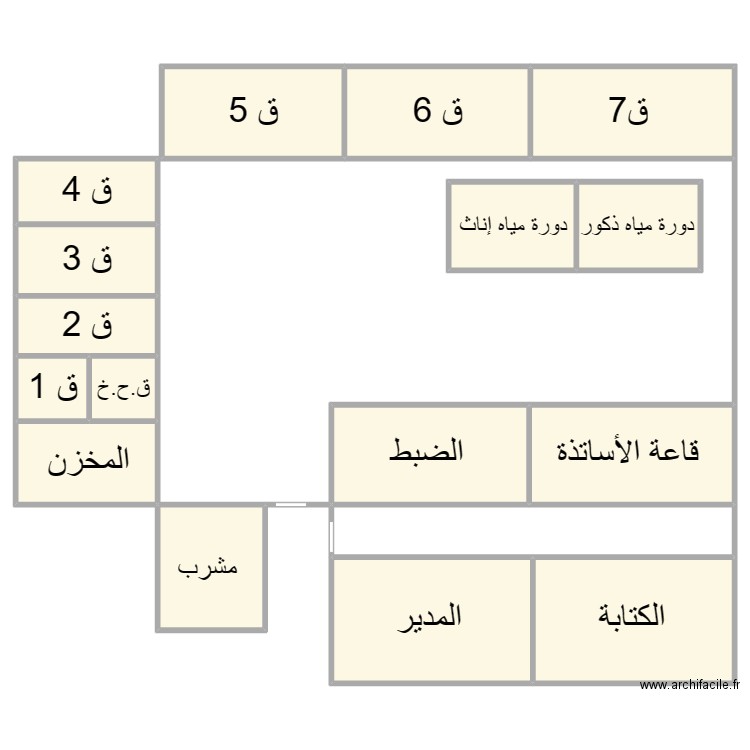 ssss. Plan de 17 pièces et 972 m2