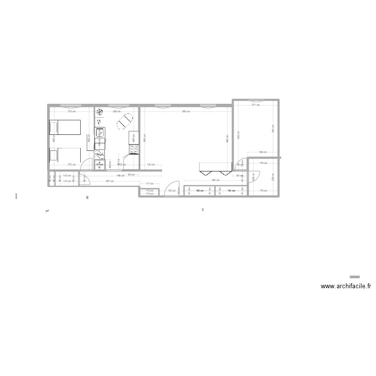 apartmalraux. Plan de 11 pièces et 71 m2