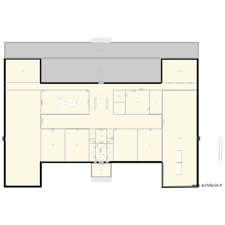 Château 001. Plan de 30 pièces et 2930 m2