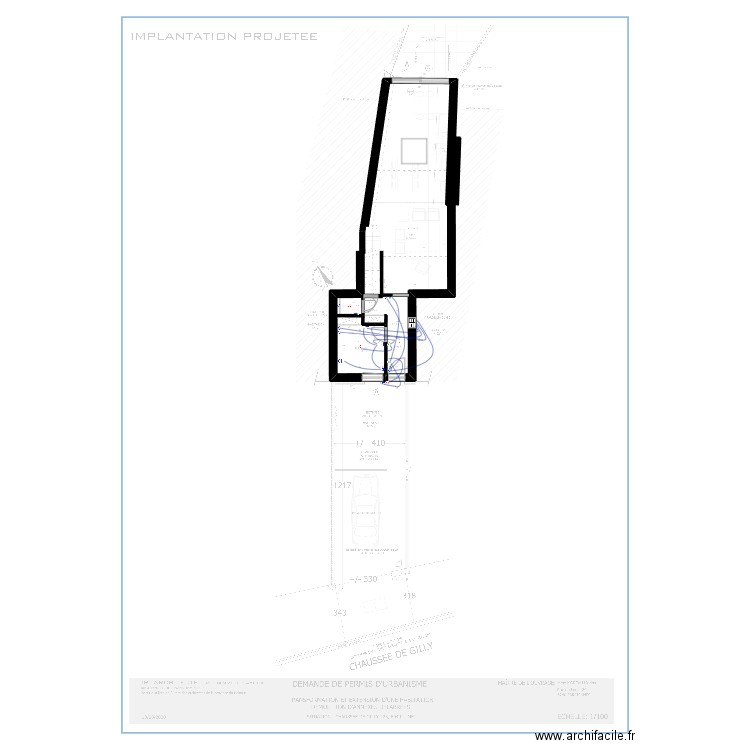 Chaussee de gilly 225 RDC Plan éléctrique. Plan de 0 pièce et 0 m2