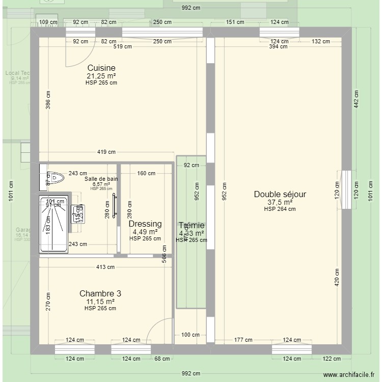 Avec ITI_Nonorgues_juin24. Plan de 16 pièces et 184 m2