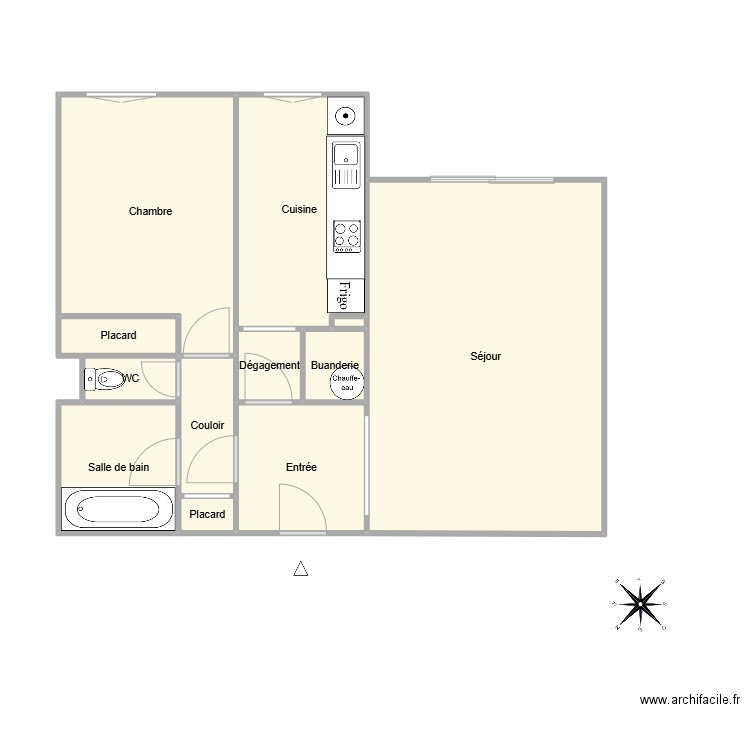 MASTRANGELO. Plan de 12 pièces et 60 m2