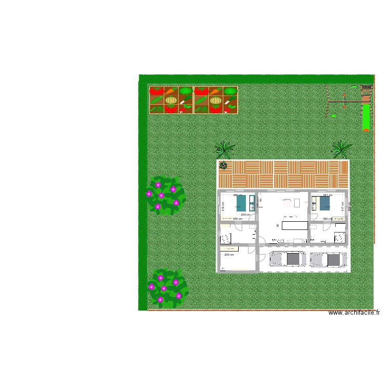 Maison ALLI TEA 2. Plan de 2 pièces et 24 m2