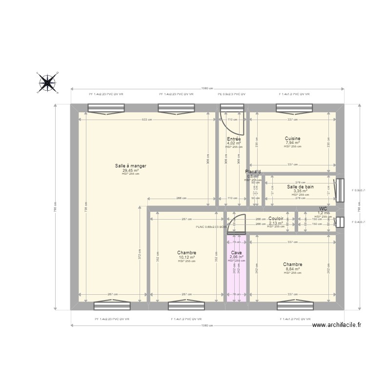 Ml24013635 Burglen. Plan de 10 pièces et 70 m2