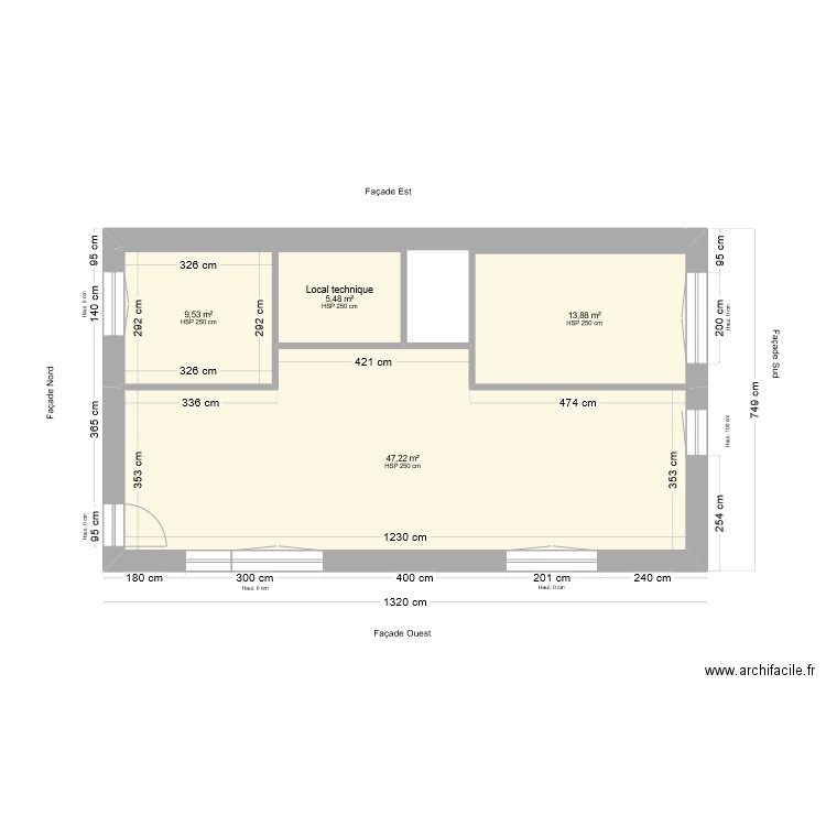 Maison Sarzeau VB1.3 - 27/08/2024. Plan de 4 pièces et 76 m2