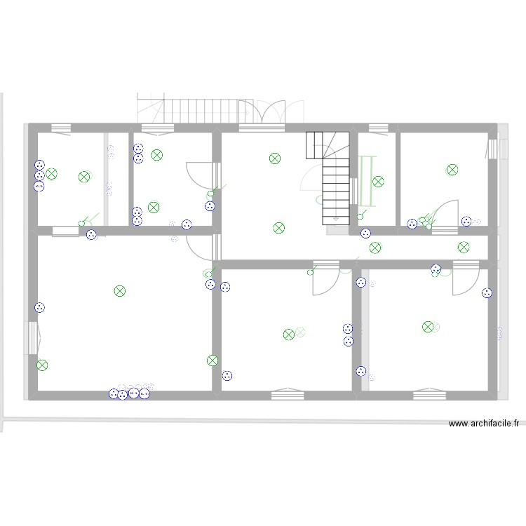 MAISON DIAKITE S1. Plan de 15 pièces et 498 m2