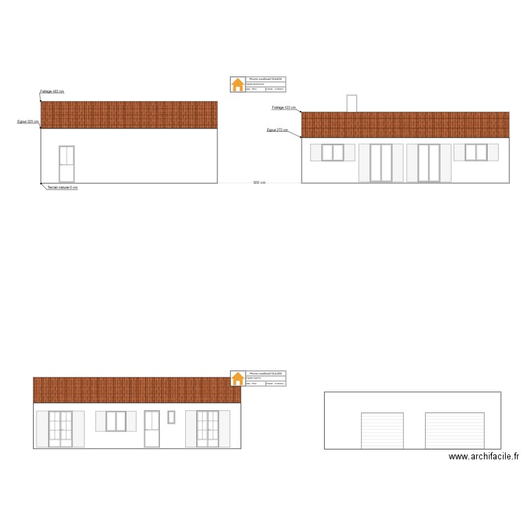 PCMI DULIAN facade NORD. Plan de 0 pièce et 0 m2