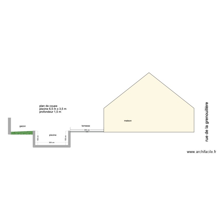 plan piscine coupe projet guelfout. Plan de 0 pièce et 0 m2