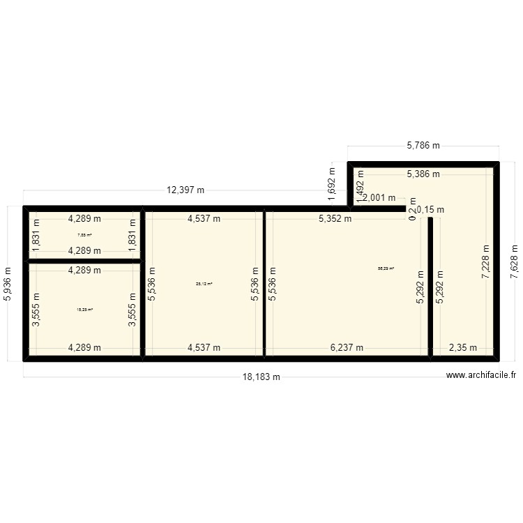 PLAN MAISON VILLEBON. Plan de 8 pièces et 209 m2