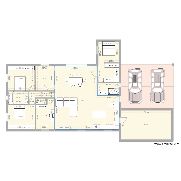 plan5. Plan de 11 pièces et 178 m2