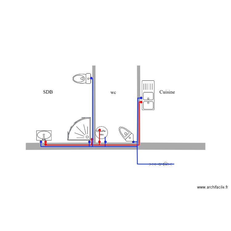 PLAN PLOMBRIE. Plan de 0 pièce et 0 m2