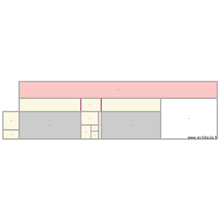 stabulation 1. Plan de 12 pièces et 1420 m2