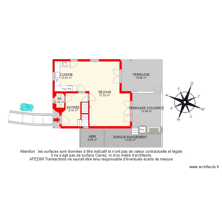 BI 22925 - . Plan de 30 pièces et 256 m2