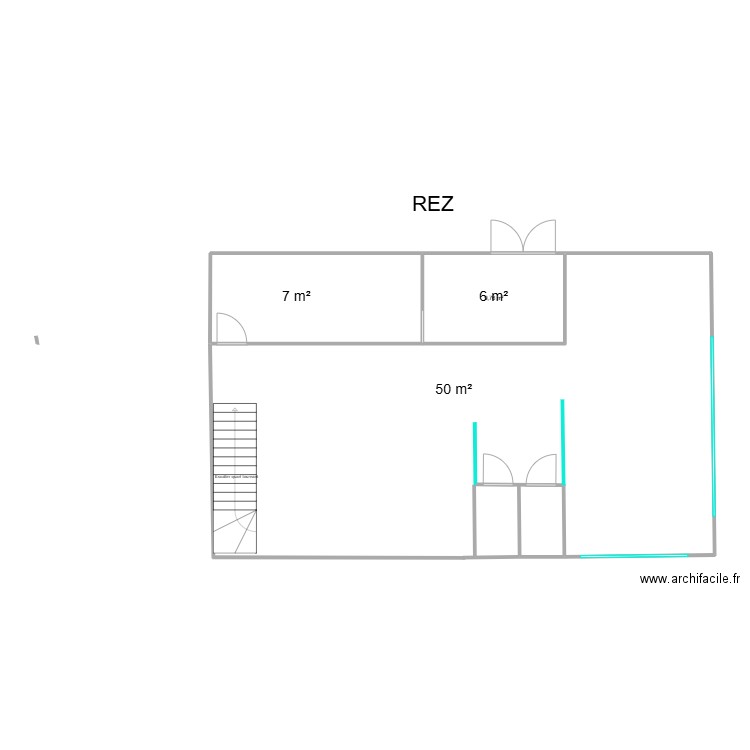 arnaud  rez. Plan de 1 pièce et 10 m2