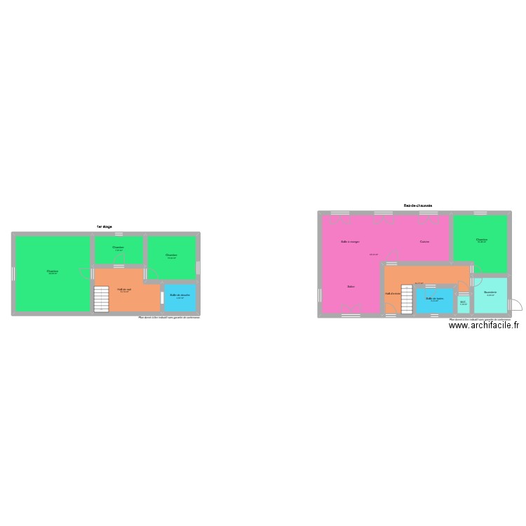 Chaffour 7 . Plan de 11 pièces et 160 m2