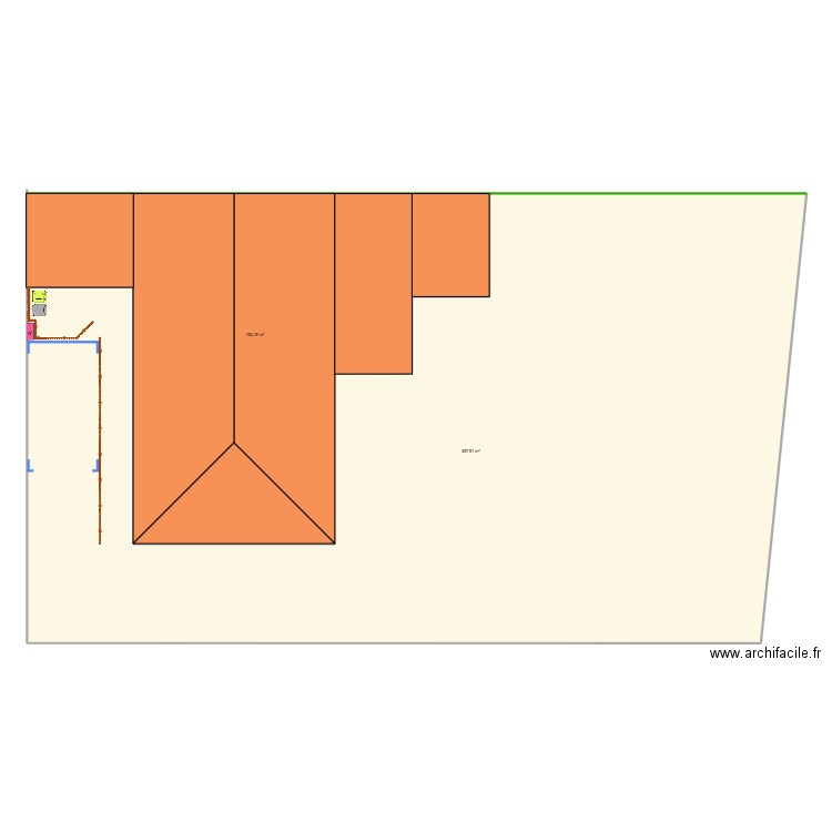 PLAN FRANCO. Plan de 2 pièces et 512 m2