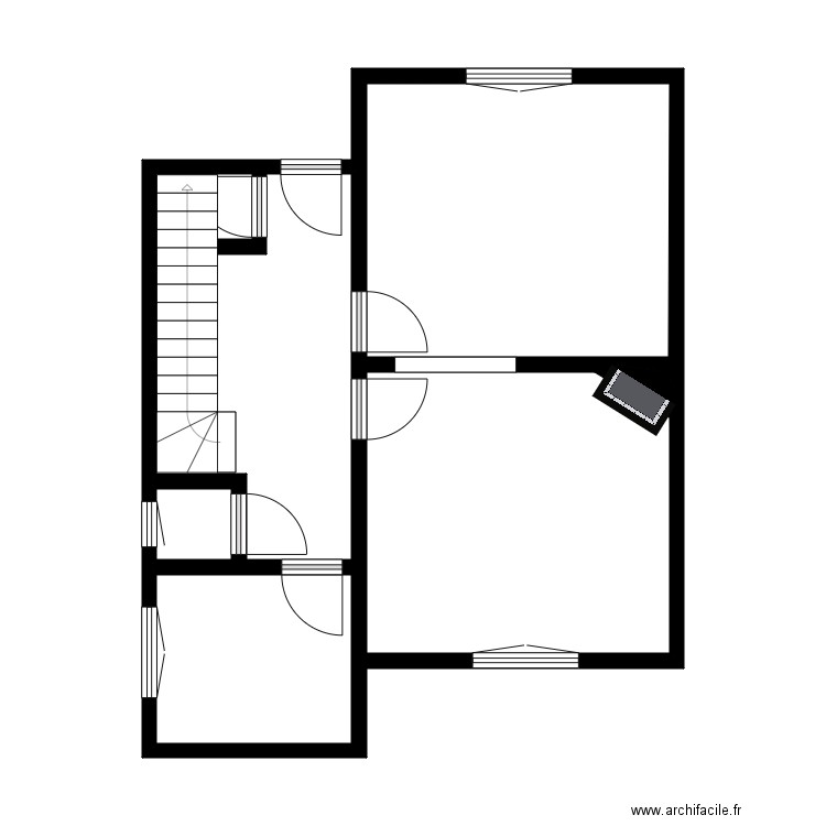 FRADET. Plan de 17 pièces et 196 m2